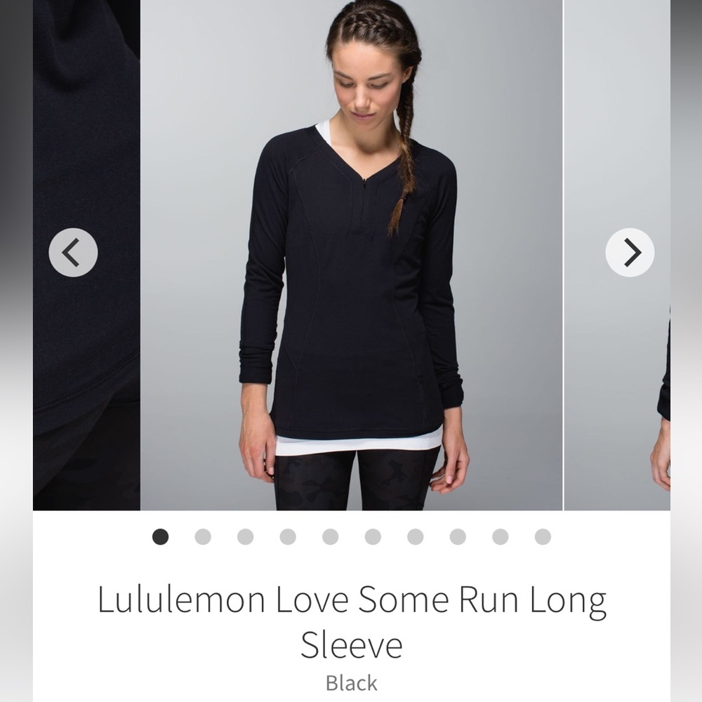 Sz 8 Lululemon Love Some Run long sleeve